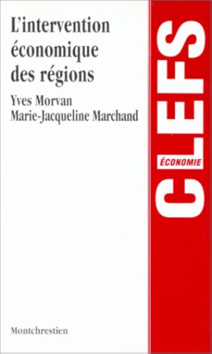 Couverture du livre « L'INTERVENTION ECONOMIQUE DES REGIONS » de Morvan/marchand, librairie Les Contes Infusés à Corte
