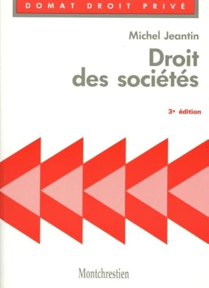 Couverture du livre « DROIT DES SOCIETES » de M. Jeantin, librairie Les Contes Infusés à Corte
