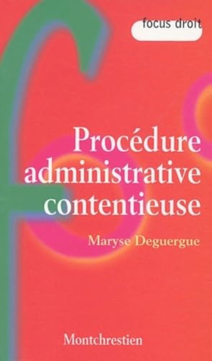 Couverture du livre « PROCEDURE ADMINISTRATIVE CONTENTIEUSE » de M. Deguergue, librairie Les Contes Infusés à Corte