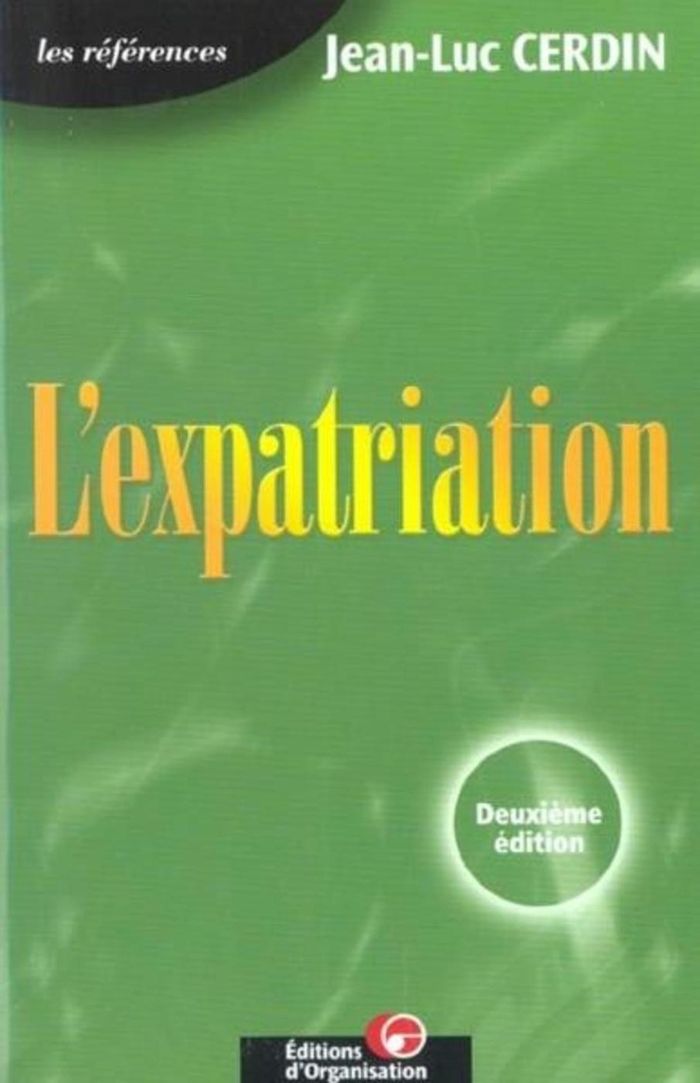 Couverture du livre « L'EXPATRIATION - LES REFERENCES » de Jean-Luc Cerdin, librairie Les Contes Infusés à Corte