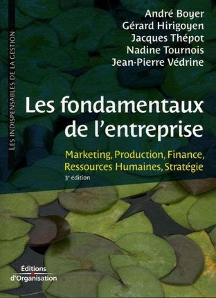 Couverture du livre « LES FONDAMENTAUX DE L'ENTREPRISE - MARKETING, PRODUCTION, FINANCE, RESSOURCES HUMAINES, STRATEGIE » de Boyer/hirigoyen, librairie Les Contes Infusés à Corte