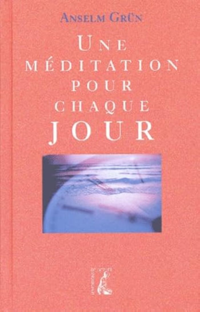 Couverture du livre « UNE MEDITATION POUR CHAQUE JOUR » de Anselm Grun, librairie Les Contes Infusés à Corte