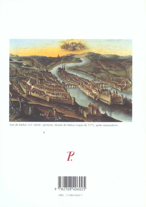 Quatrième de couverture de « ART ET ARCHITECTURE A MELUN AU MOYEN AGE. »