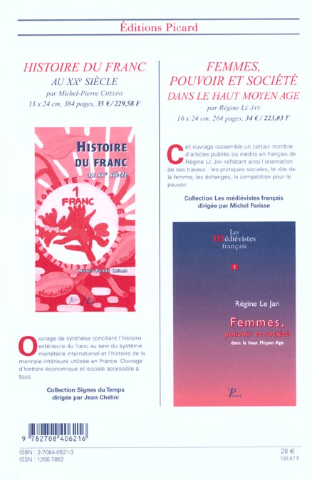 Quatrième de couverture de « REVUE FRANCAISE D'HISTOIRE DES IDEES POLITIQUES - 14 - VOL14 »