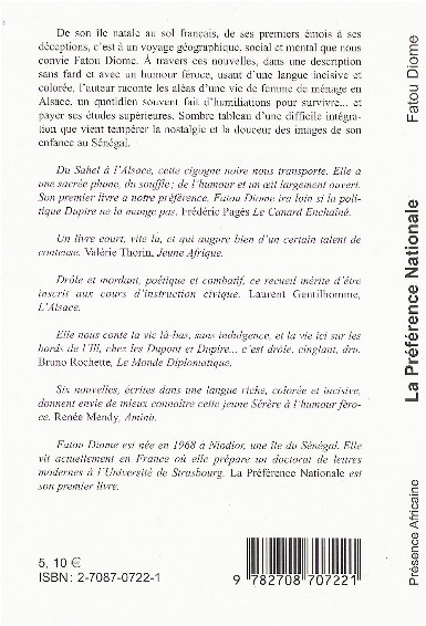 Quatrième de couverture de « LA PREFERENCE NATIONALE »
