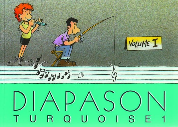 Couverture du livre « DIAPASON TURQUOISE - VOLUME 1 » de Collectif, librairie Les Contes Infusés à Corte