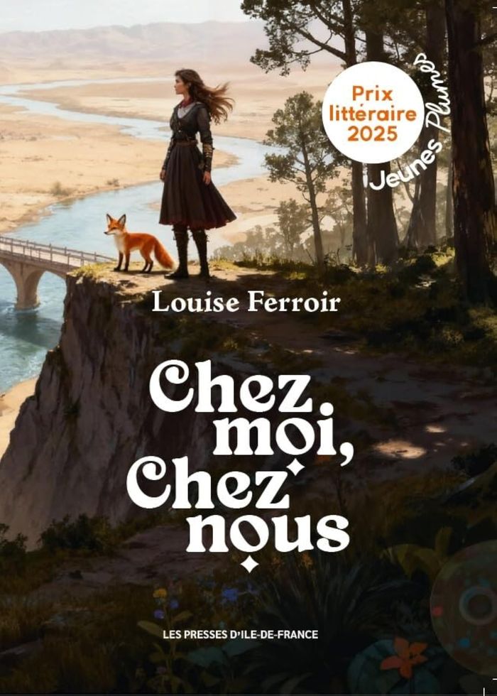 Couverture du livre « Chez moi, chez nous » de Louise Ferroir, librairie Les Contes Infusés à Corte
