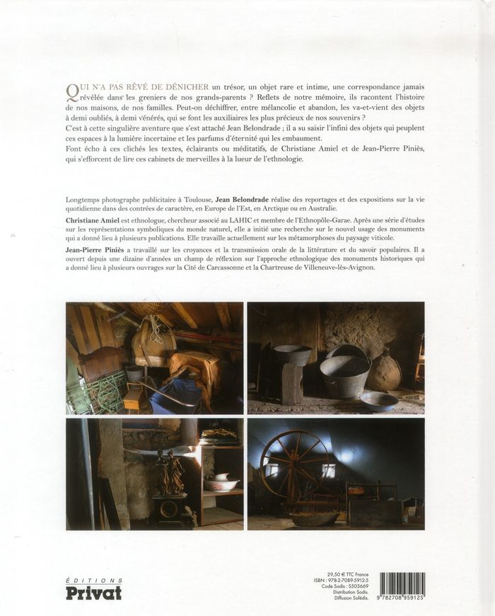 Quatrième de couverture de « GRENIERS DES FRANCE »