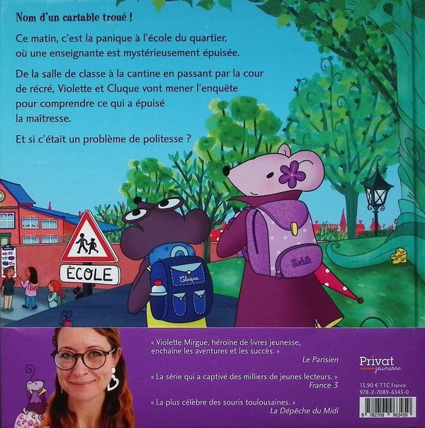 Quatrième de couverture de « Saperlimaîtresse en détresse »