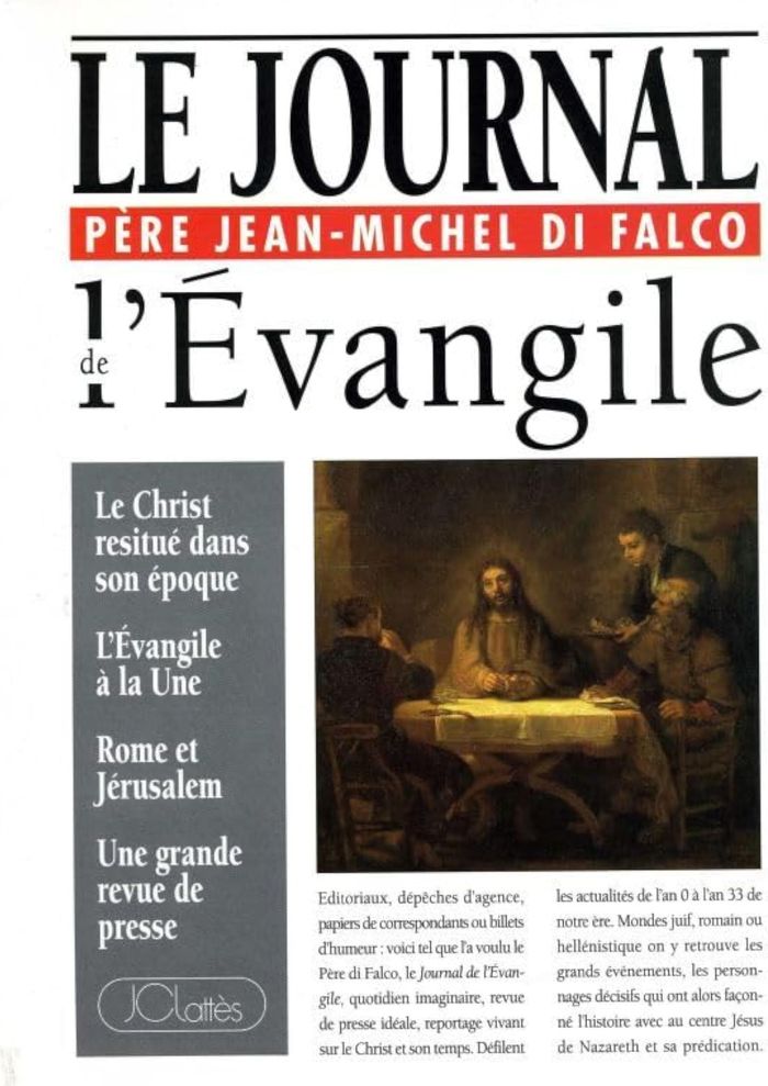 Couverture du livre « LE JOURNAL DE L'EVANGILE » de Di Falco Jean-Michel, librairie Les Contes Infusés à Corte