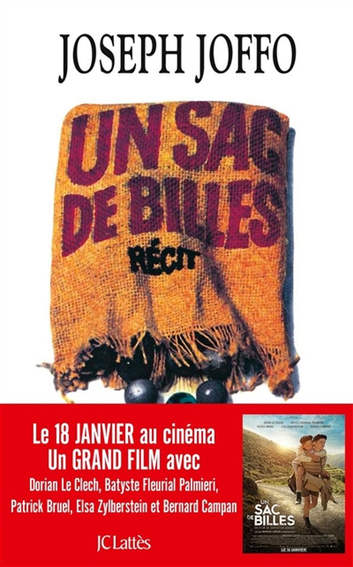 Couverture du livre « UN SAC DE BILLES » de Joseph Joffo, librairie Les Contes Infusés à Corte