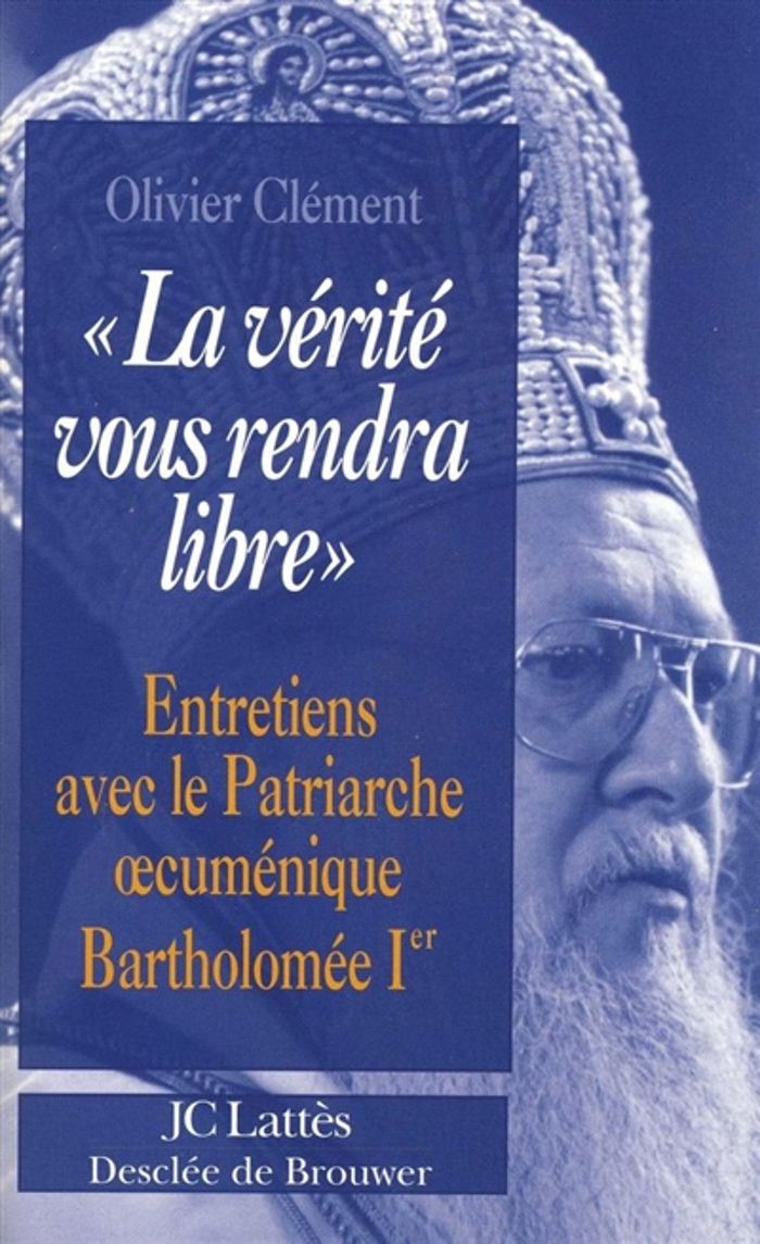 Couverture du livre « LA VERITE VOUS RENDRA LIBRE » de Olivier Clement, librairie Les Contes Infusés à Corte