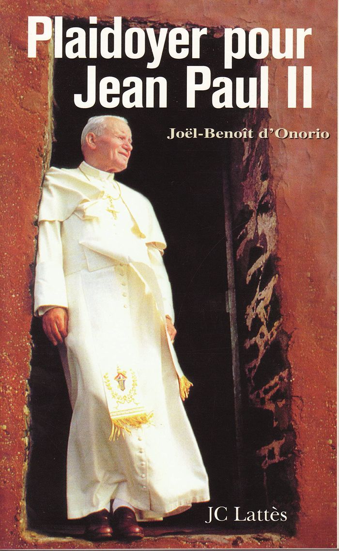 Couverture du livre « PLAIDOYER POUR JEAN PAUL II » de Joel-Benoit D'Onorio, librairie Les Contes Infusés à Corte