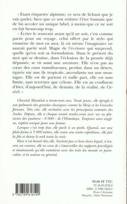 Quatrième de couverture de « J'HABITE AU PARADIS »