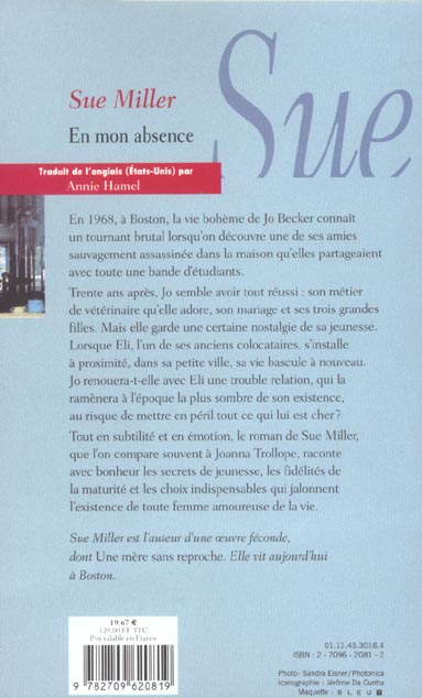 Quatrième de couverture de « EN MON ABSENCE »
