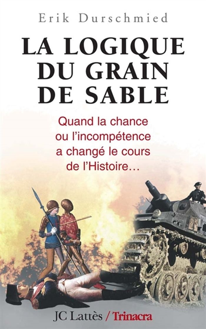 Couverture du livre « LA LOGIQUE DU GRAIN DE SABLE - QUAND LA CHANCE OU L'INCOMPETENCE A CHANGE LE COURS DE L'HISTOIRE... », librairie Les Contes Infusés à Corte