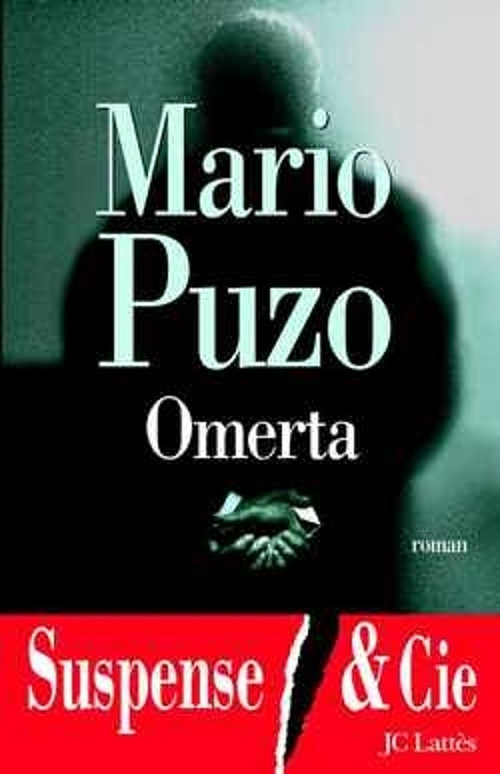 Couverture du livre « OMERTA » de Mario Puzo, librairie Les Contes Infusés à Corte