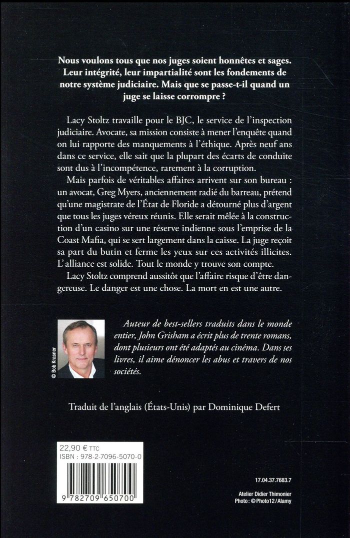 Quatrième de couverture de « L'informateur : roman »
