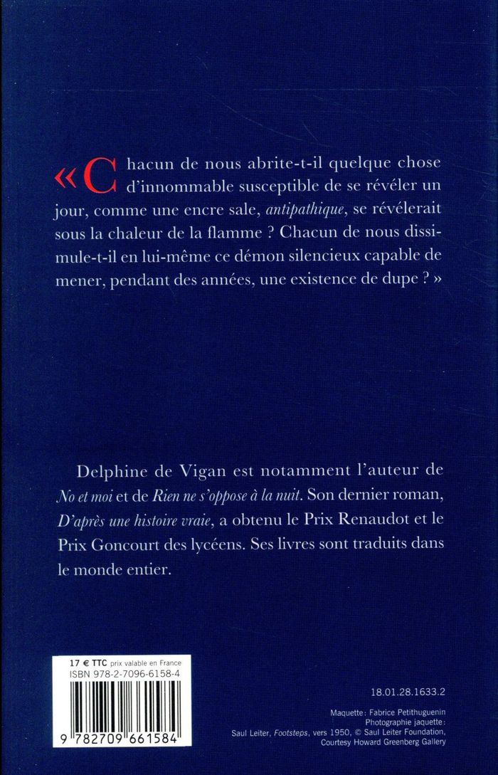 Quatrième de couverture de « Les loyautés : roman »