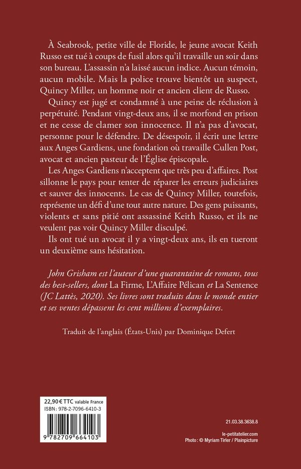 Quatrième de couverture de « Les oubliés : roman »