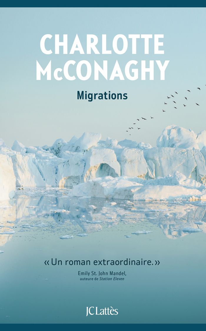 Couverture du livre « Migrations : roman » de Charlotte McConaghy, librairie Les Contes Infusés à Corte