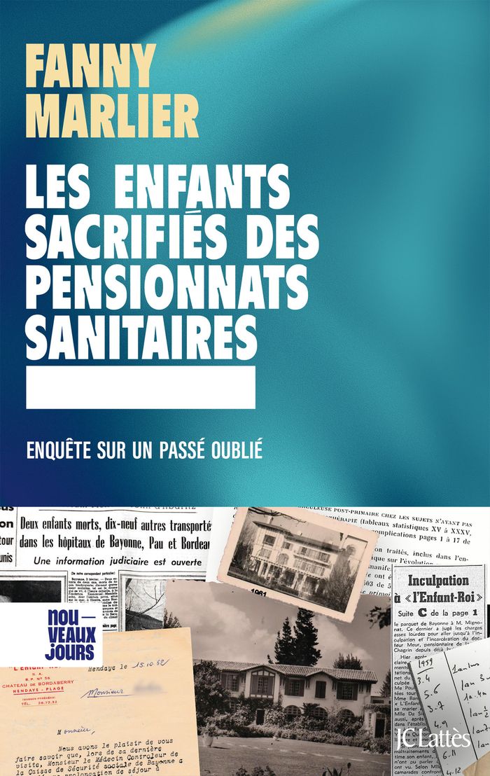 Couverture du livre « Les enfants sacrifiés des pensionnats sanitaires : enquête sur un passé oublié » de Fanny Marlier, librairie Les Contes Infusés à Corte