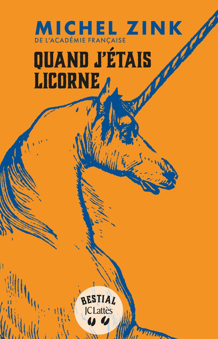 Couverture du livre « Quand j'étais licorne » de Michel Zink, librairie Les Contes Infusés à Corte