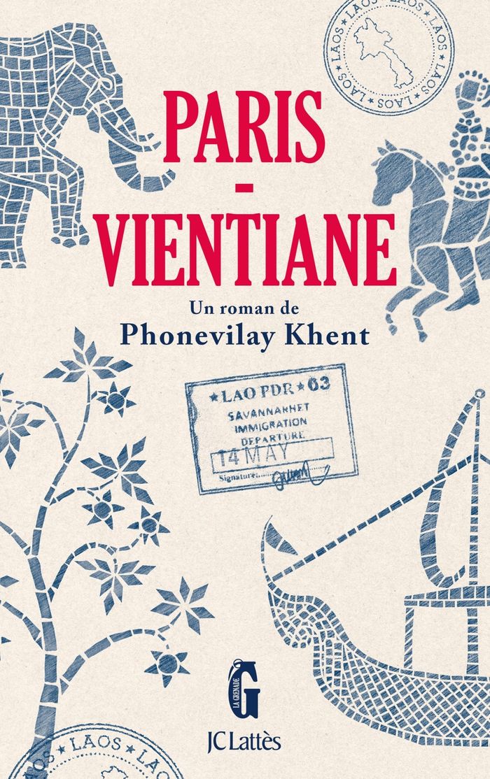 Couverture du livre « Paris-Vientiane : roman », librairie Les Contes Infusés à Corte