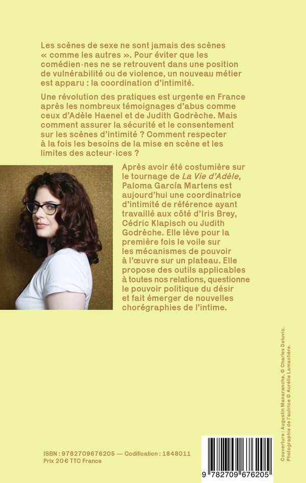 Quatrième de couverture de « L'Intimité sur un plateau : Penser le sexe derrière la caméra »