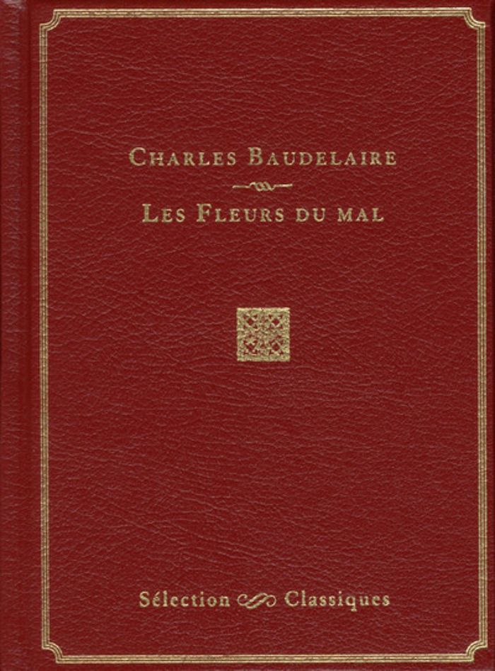 Couverture du livre « Les fleurs du mal » de Charles Baudelaire, librairie Les Contes Infusés à Corte
