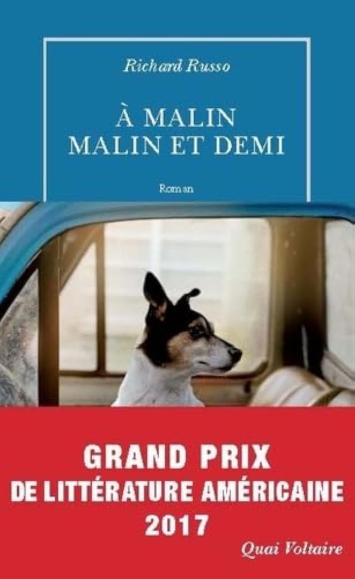Couverture du livre « À malin, malin et demi : roman » de Richard Russo, librairie Les Contes Infusés à Corte