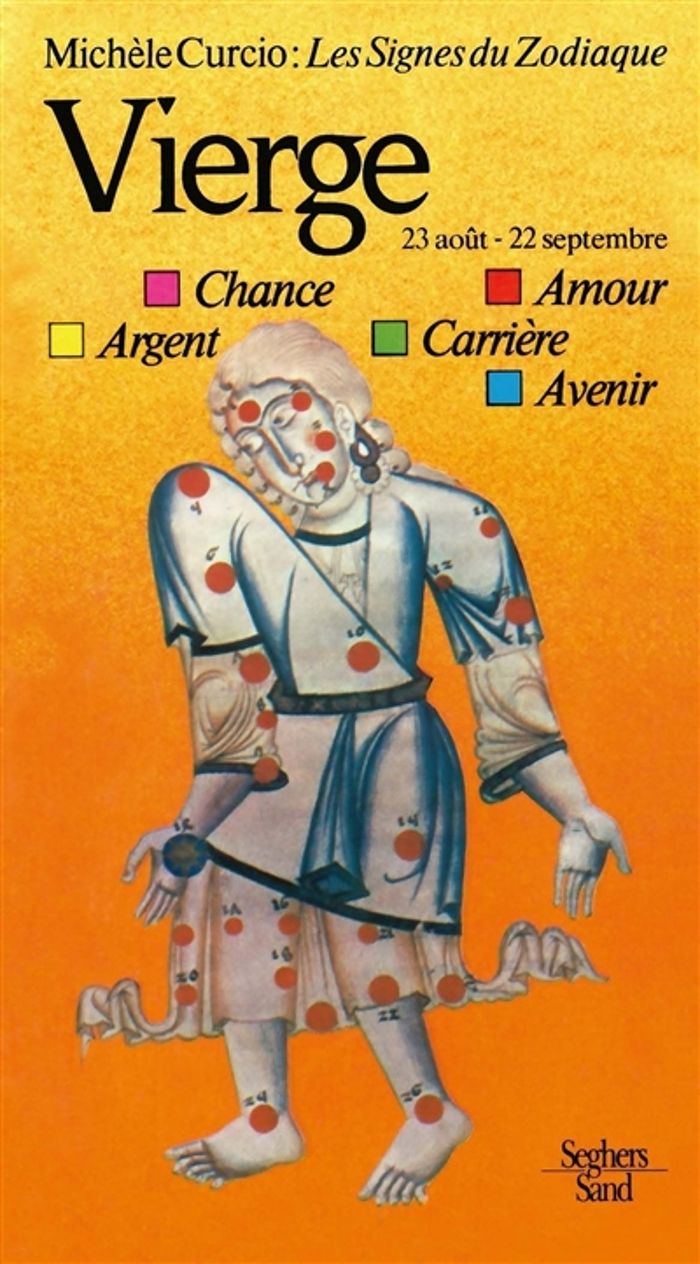 Couverture du livre « VIERGE -SIGNES DU ZODIAQUE » de Michele Curcio, librairie Les Contes Infusés à Corte