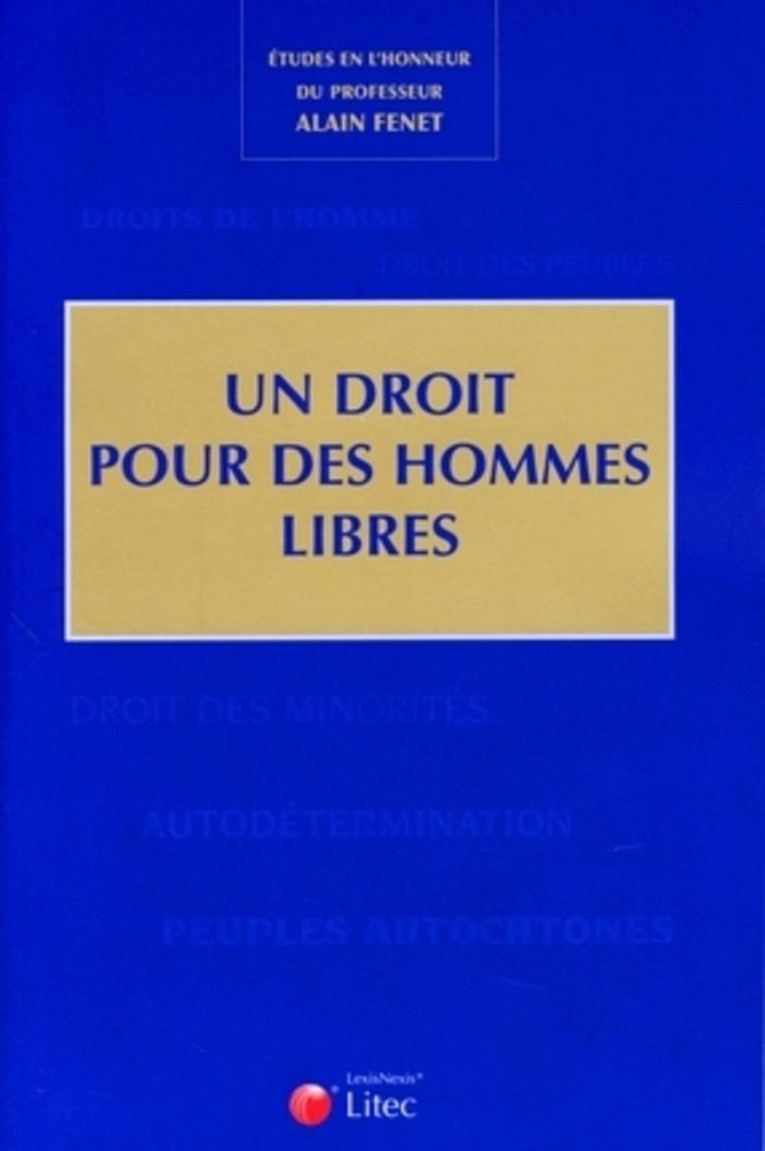 Couverture du livre « MELANGES ALAIN FENET » de Collectif, librairie Les Contes Infusés à Corte