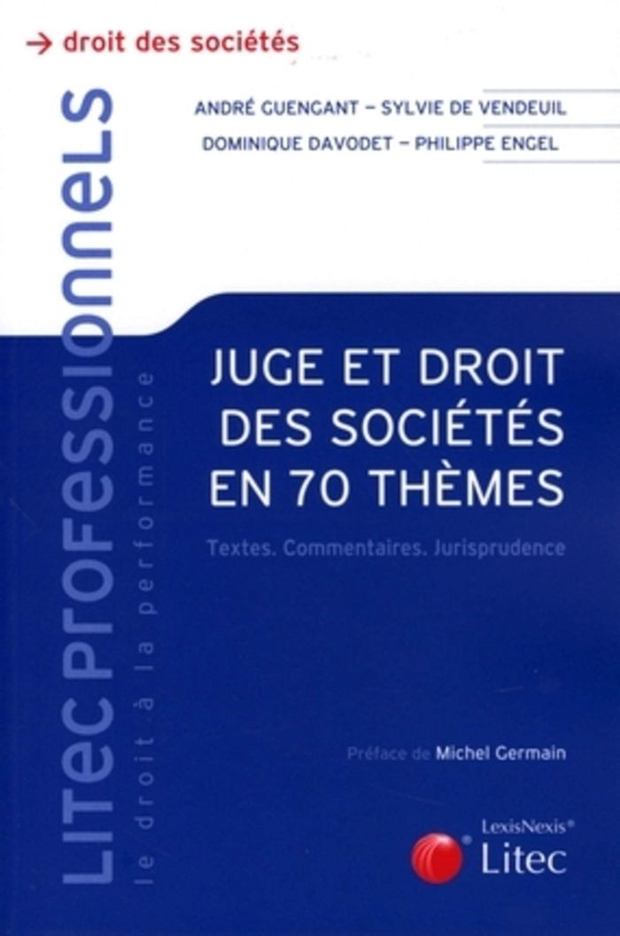 Couverture du livre « JUGE & DT DES SOCIETES EN 70 THEMES » de Engel/davodet, librairie Les Contes Infusés à Corte
