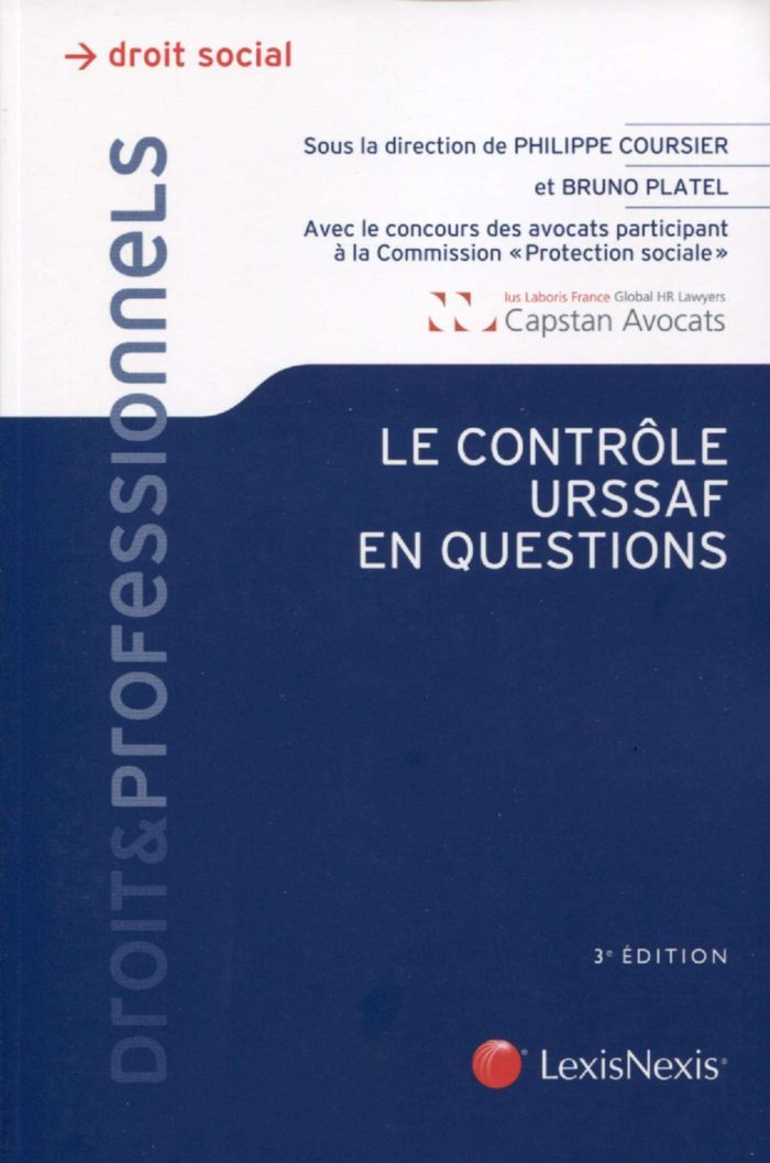 Couverture du livre « LE CONTROLE URSSAF EN QUESTIONS », librairie Les Contes Infusés à Corte