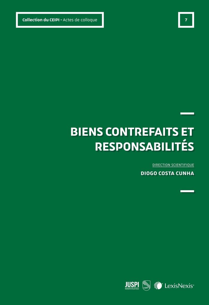 Couverture du livre « Biens contrefaits et responsabilités », librairie Les Contes Infusés à Corte