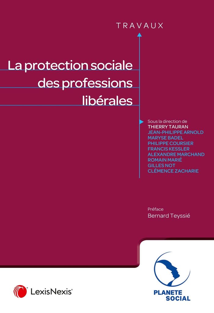 Couverture du livre « La protection sociale des professions libérales » de Thierry Tauran, librairie Les Contes Infusés à Corte
