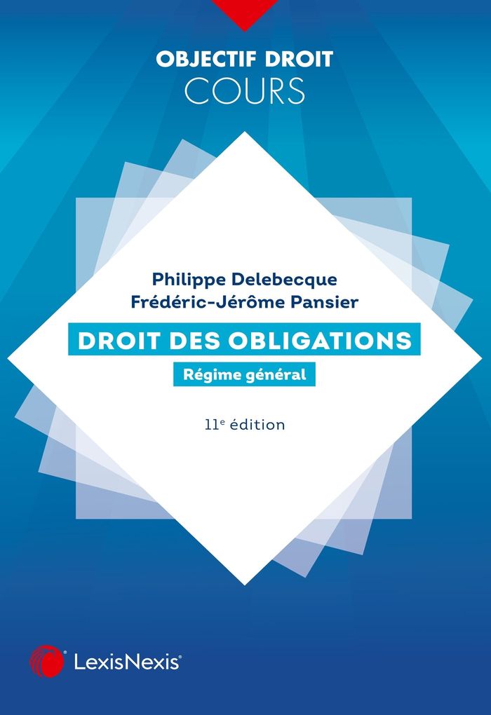 Couverture du livre « Droit des obligations : régime général » de Philippe Delebecque, librairie Les Contes Infusés à Corte