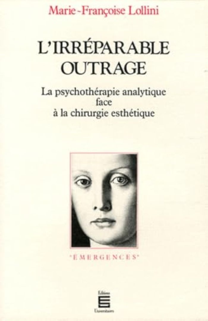 Couverture du livre « IRREPARABLE OUTRAGE . LA  PSYCHOTHERAPIE ANALYTIQUE » de Marie-Franco Lollini, librairie Les Contes Infusés à Corte