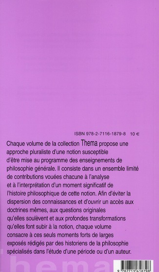 Quatrième de couverture de « LES EMOTIONS »