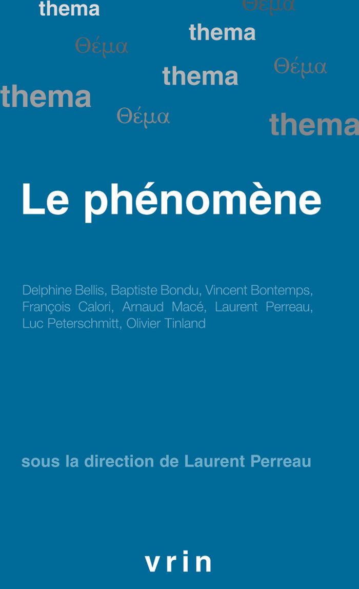 Couverture du livre « LE PHENOMENE », librairie Les Contes Infusés à Corte