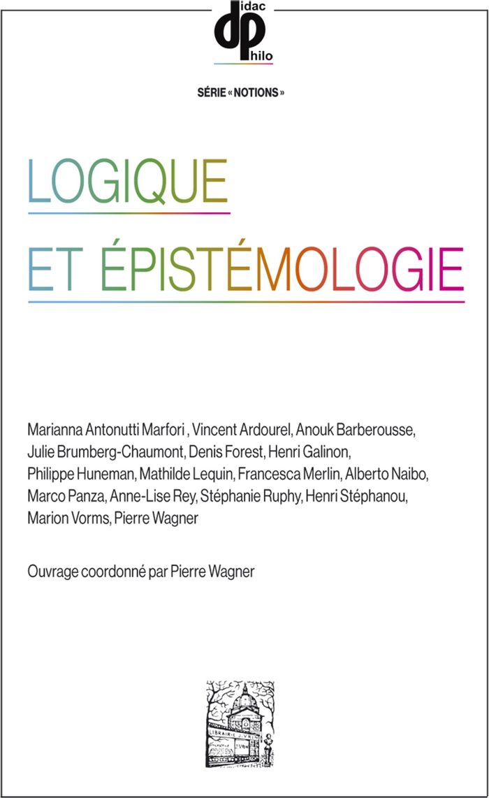 Couverture du livre « Logique et épistémologie », librairie Les Contes Infusés à Corte