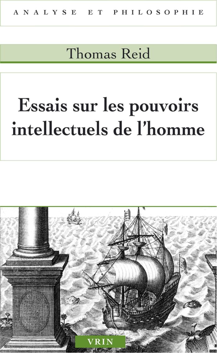Couverture du livre « Essais sur les pouvoirs intellectuels de l homme » de Thomas Reid, librairie Les Contes Infusés à Corte