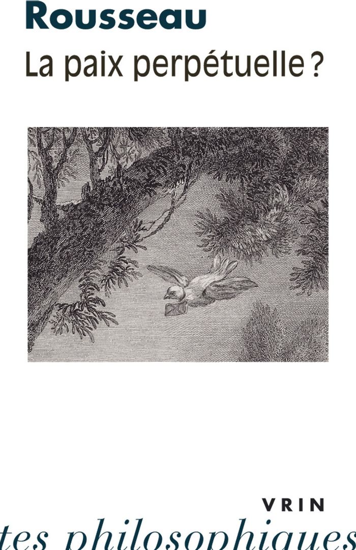 Couverture du livre « La paix perpétuelle ? » de Jean-Jacques Rousseau, librairie Les Contes Infusés à Corte