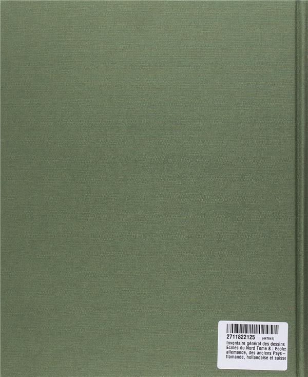 Quatrième de couverture de « ECOLES DU NORD - DESSINS DU MUSEE DU LOUVRE »