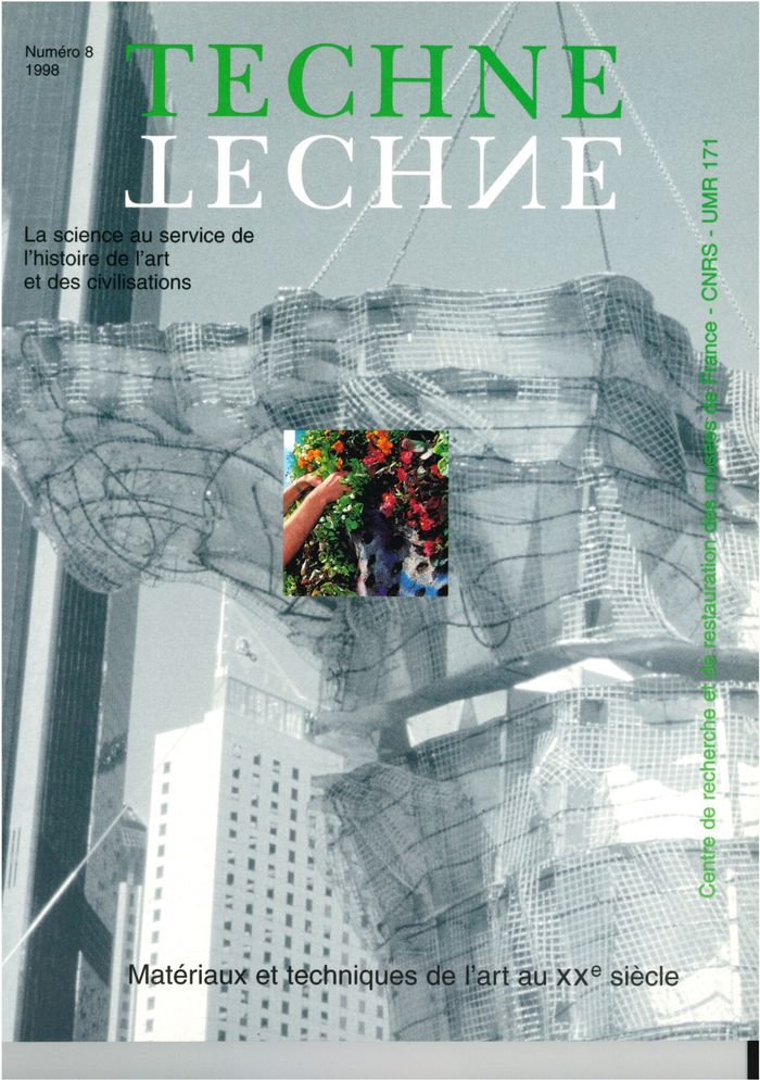 Couverture du livre « TECHNE, N 8/1998 », librairie Les Contes Infusés à Corte