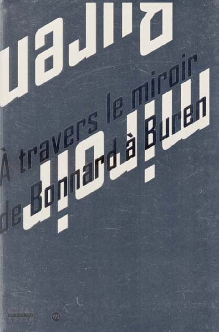 Couverture du livre « A TRAVERS LE MIROIR DE BONNARD A BUREN » de Collectif, librairie Les Contes Infusés à Corte