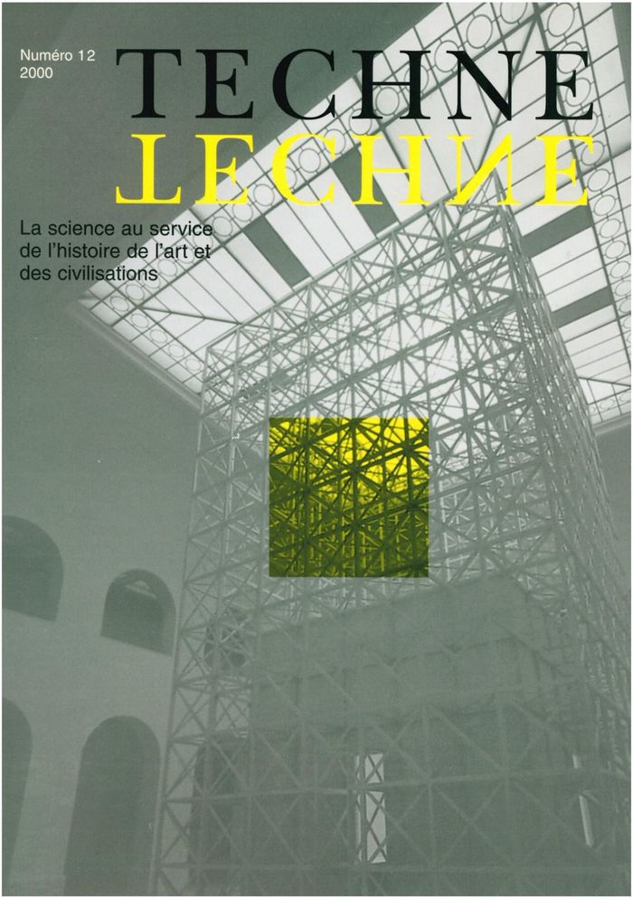 Couverture du livre « TECHNE, N  12/2000 » de Michel Menu, librairie Les Contes Infusés à Corte