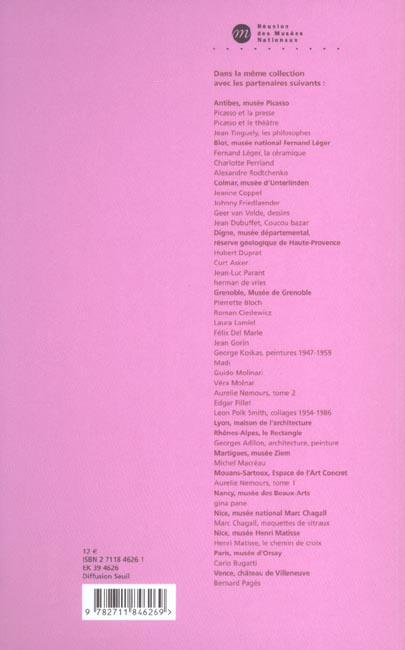 Quatrième de couverture de « GERARD COLLIN-THIEBAUT »