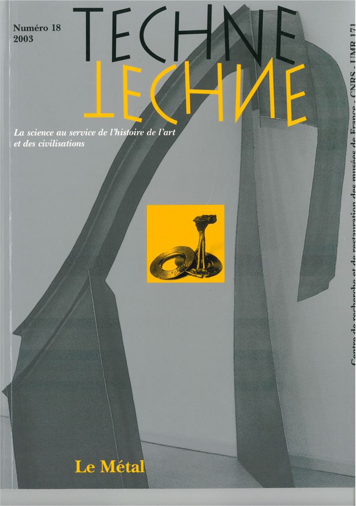 Couverture du livre « TECHNE, N  18/2003 » de Michel Menu, librairie Les Contes Infusés à Corte